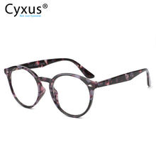 Load image into Gallery viewer, Cyxus Designer Trendy Anti Blue Light Reading Glasses Floral Frame Transparent Lens Unisex Eyewear 2067